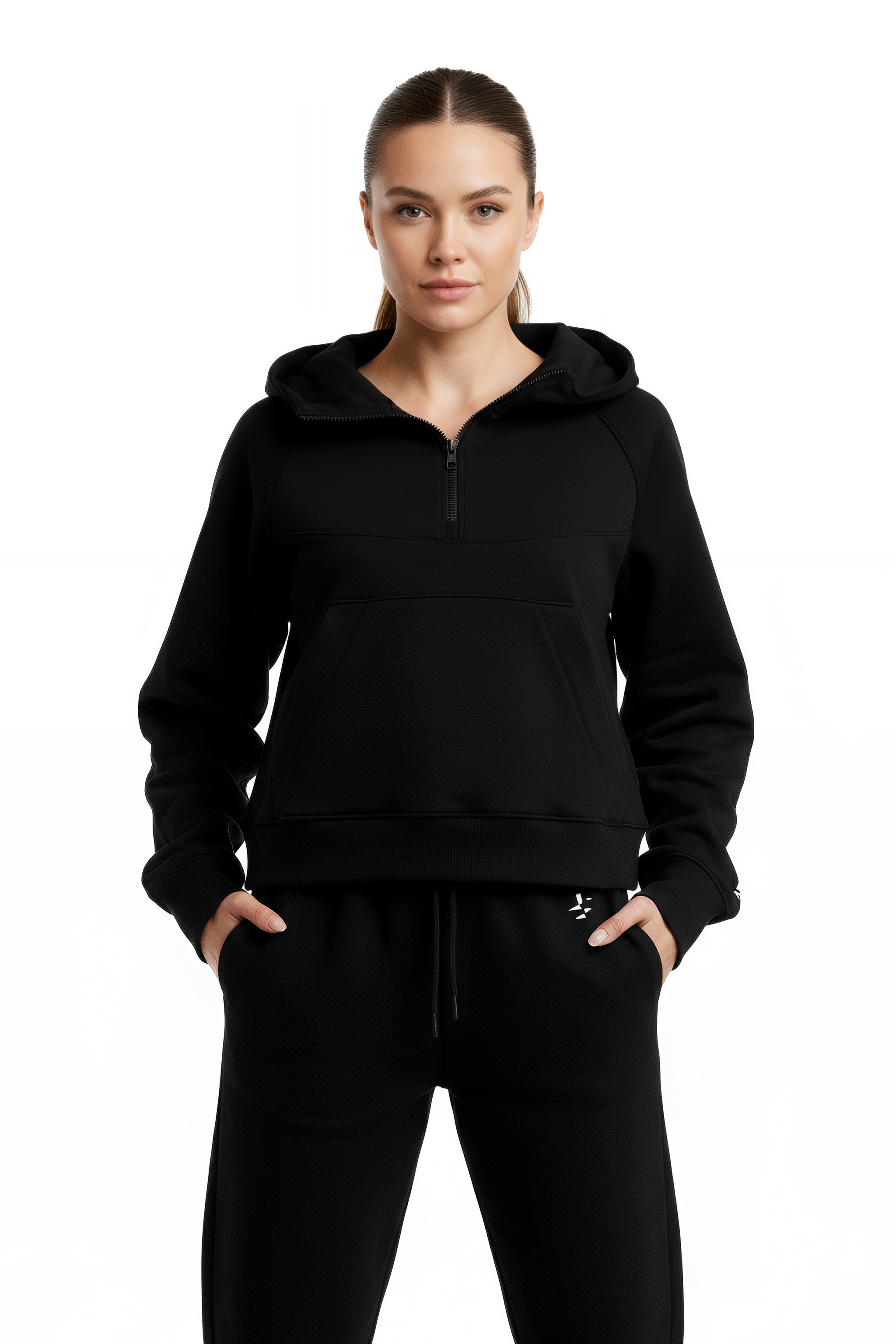 Balance Cropped Hoodie